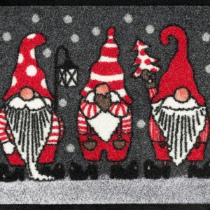 Dørmatte-julemotiv-julenisser