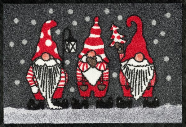 Dørmatte-julemotiv-julenisser