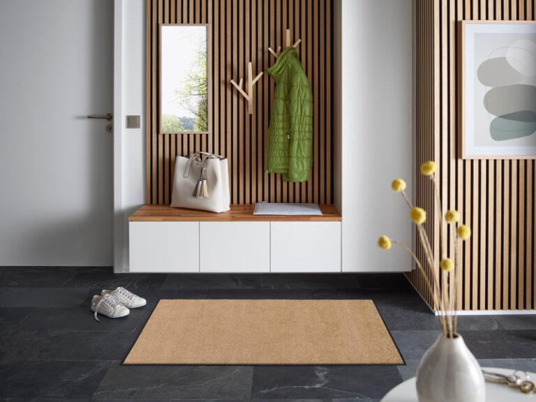 Beige entrematte -foto