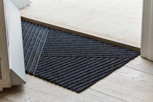Dune Stripes grå dørmatte -foto