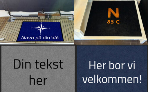 Design din egen dørmatte -foto