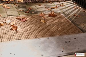 Beige matte ute hele året - foto