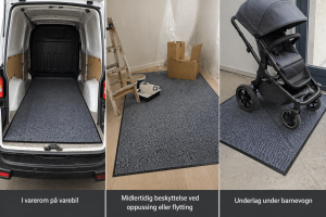 Alternative bruk for gulvmatter -foto